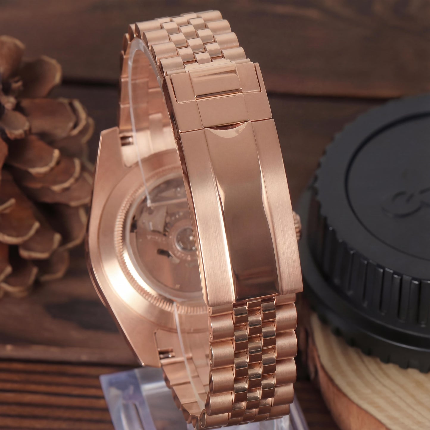 SEIKOJUST SKY-DWELLER ROSE GOLD TURQUOISE