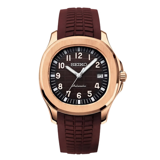 SEIKONAUT BROWN (ROSE GOLD)