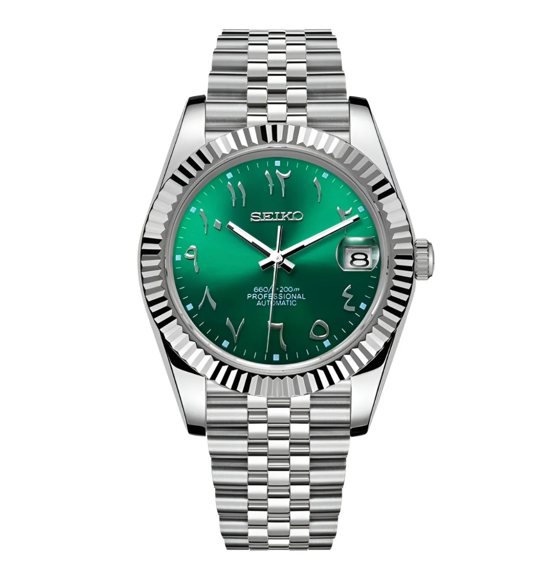 SEIKOJUST ROYAL GREEN ARABIC