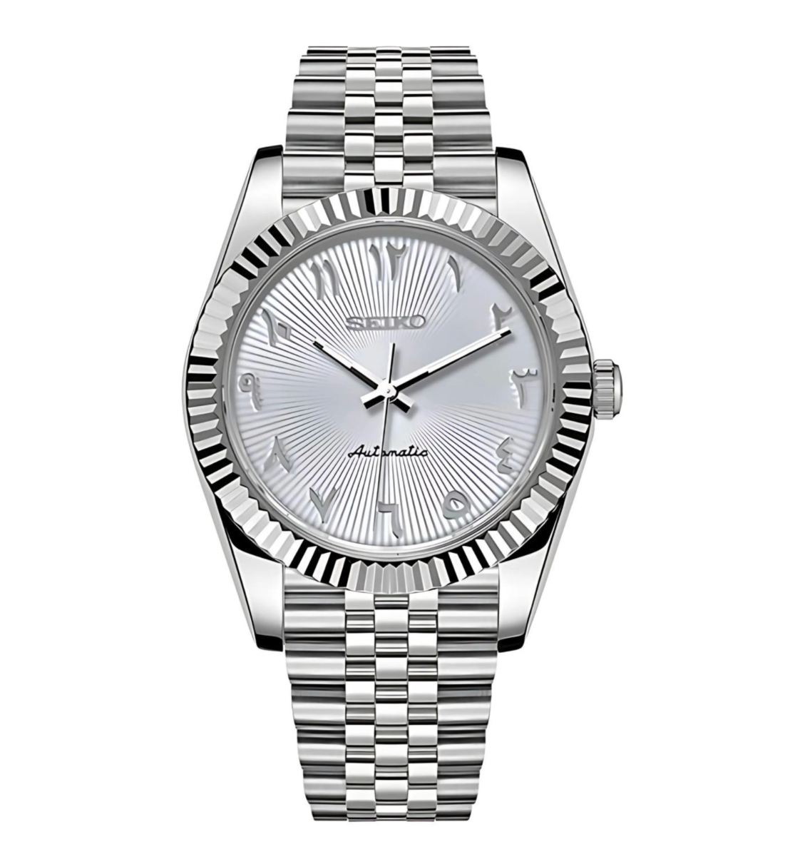 SEIKOJUST WHITE ARABIC TEXTURED