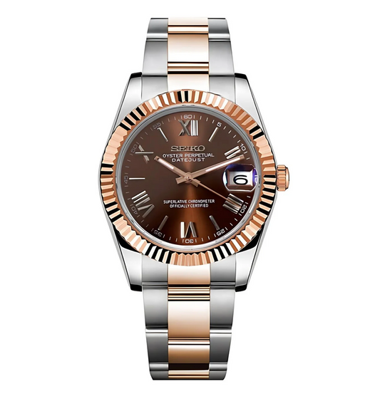 SEIKOJUST CHOCOLATE ROMAN (TWO-TONE)