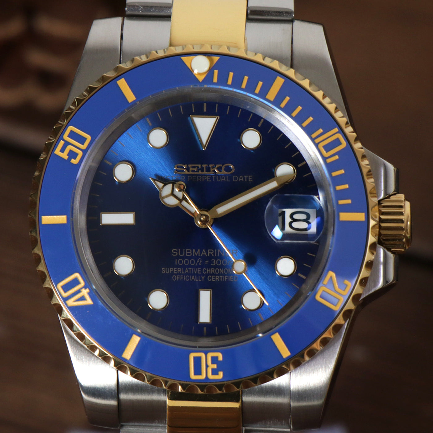 SEIKOMARINER BLUE (TWO TONES)