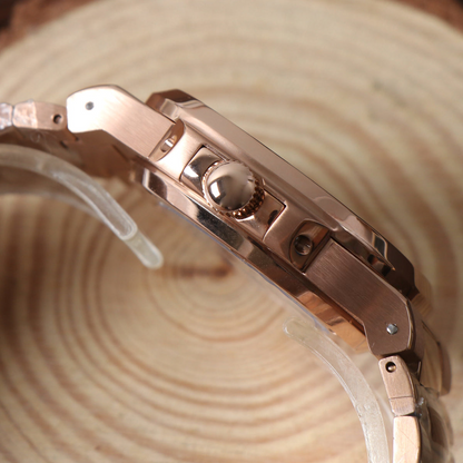 NAUTIKO ROSE GOLD BLACK