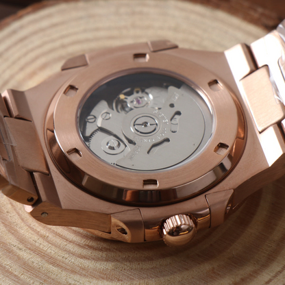 NAUTIKO ROSE GOLD BLACK