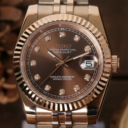SEIKOJUST CHOCOLATE CRYSTALS ROSE GOLD