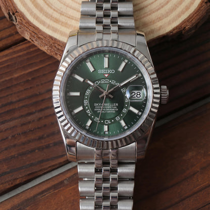 SEIKOJUST SKY-DWELLER GREEN